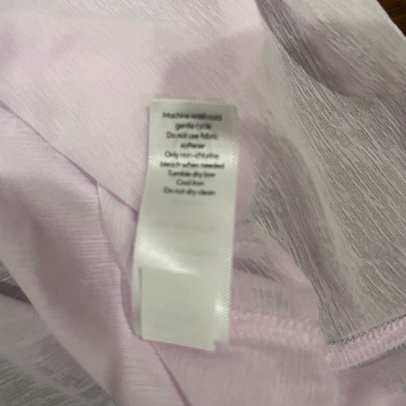NWT ATHLETA pink Short sleeved women’s vapor top size large - Picture 6 of 7